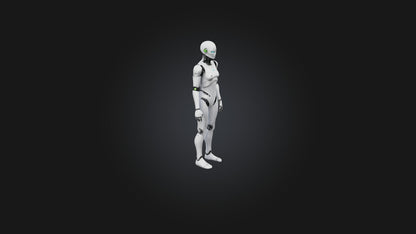 3D model Android model VR / AR / low-poly