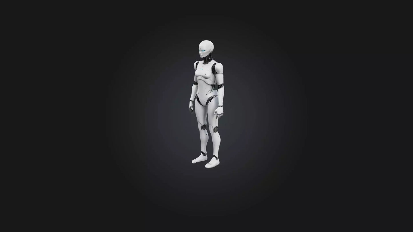 3D model Android model VR / AR / low-poly