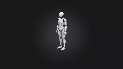 3D model Android model VR / AR / low-poly