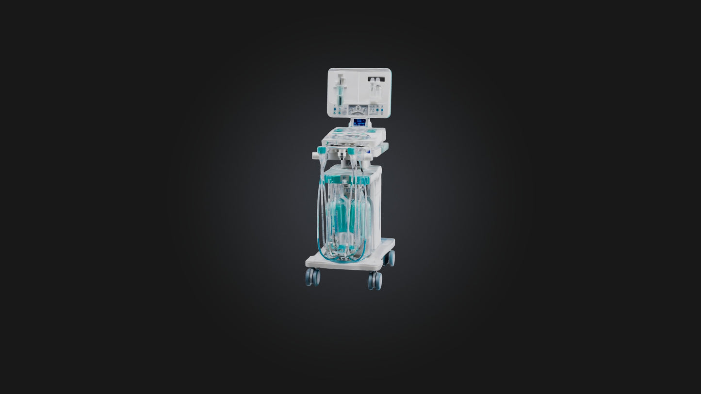 3D model Anesthesia Machine VR / AR / low-poly