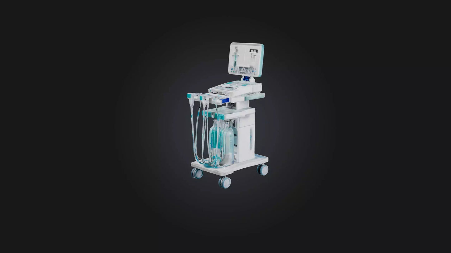 3D model Anesthesia Machine VR / AR / low-poly
