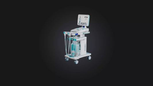3D model Anesthesia Machine VR / AR / low-poly