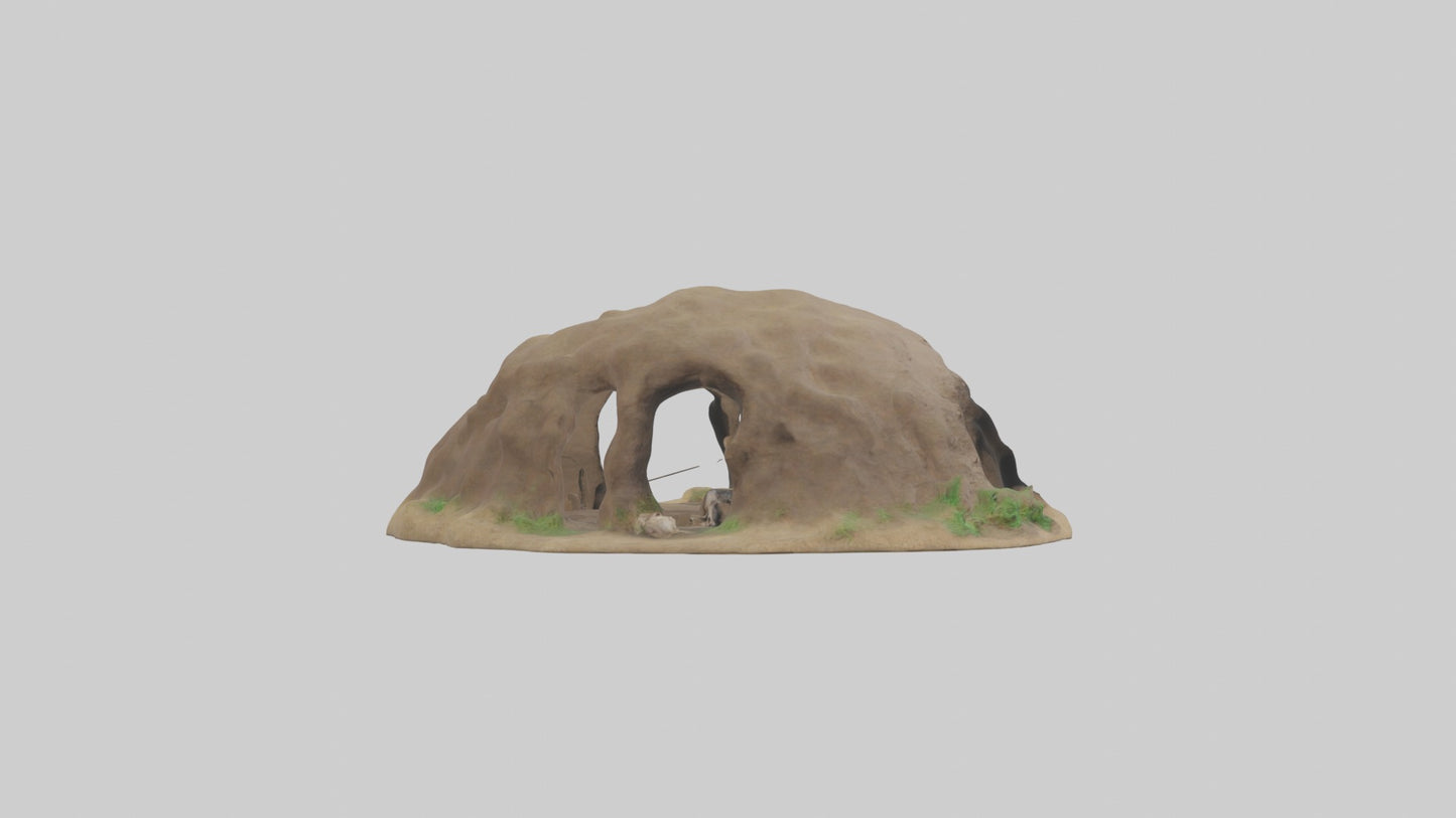 3D model Animalburrow Model 1 VR / AR / low-poly