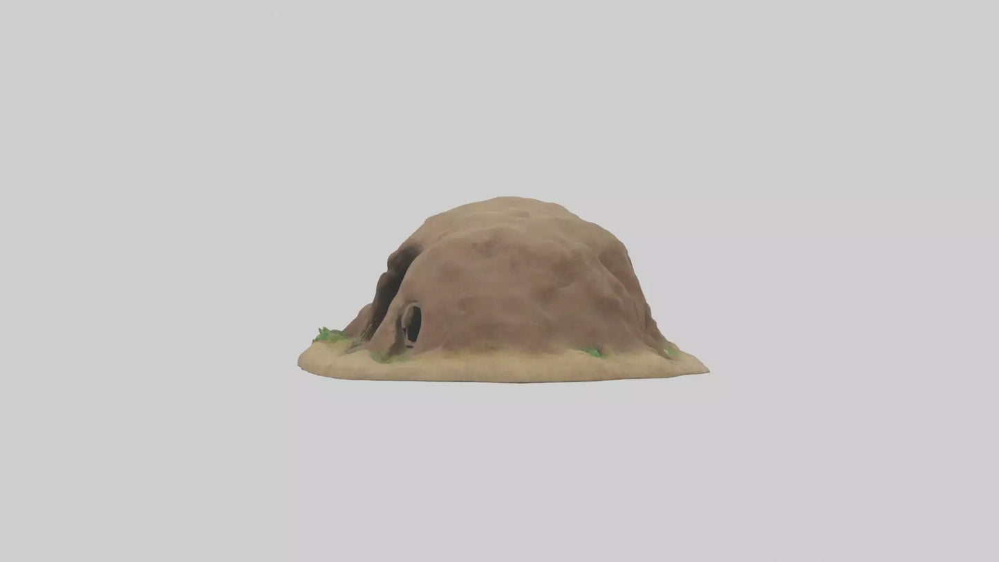 3D model Animalburrow Model 1 VR / AR / low-poly