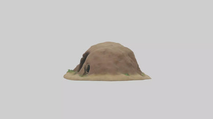 3D model Animalburrow Model 1 VR / AR / low-poly