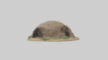 3D model Animalburrow Model 1 VR / AR / low-poly