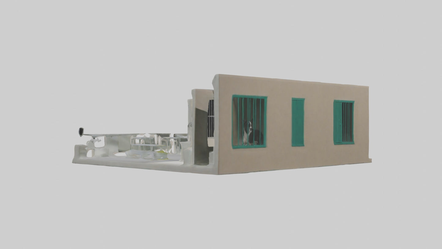 3D model Animalshelter Model 1 VR / AR / low-poly