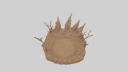 3D model Animaltrack Model 1 VR / AR / low-poly