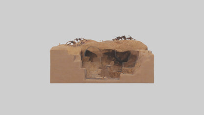 3D model Anthill Model 1 VR / AR / low-poly