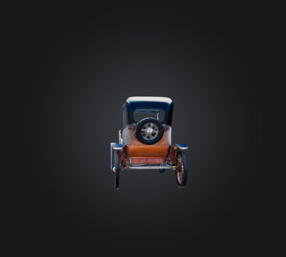 3D model antique car VR / AR / low-poly