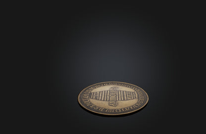 3D model Antique Coin Collection VR / AR / low-poly