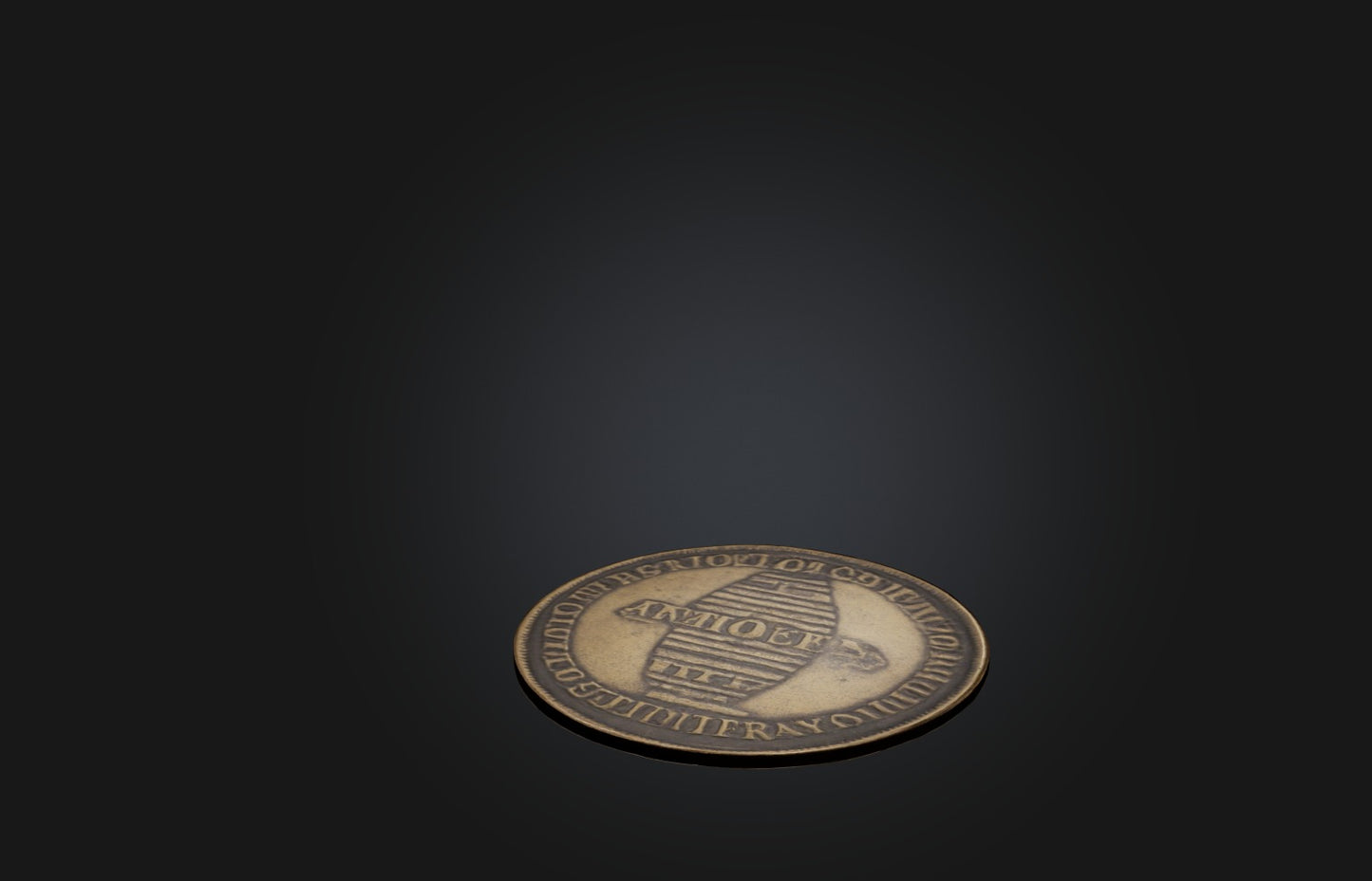 3D model Antique Coin Collection VR / AR / low-poly
