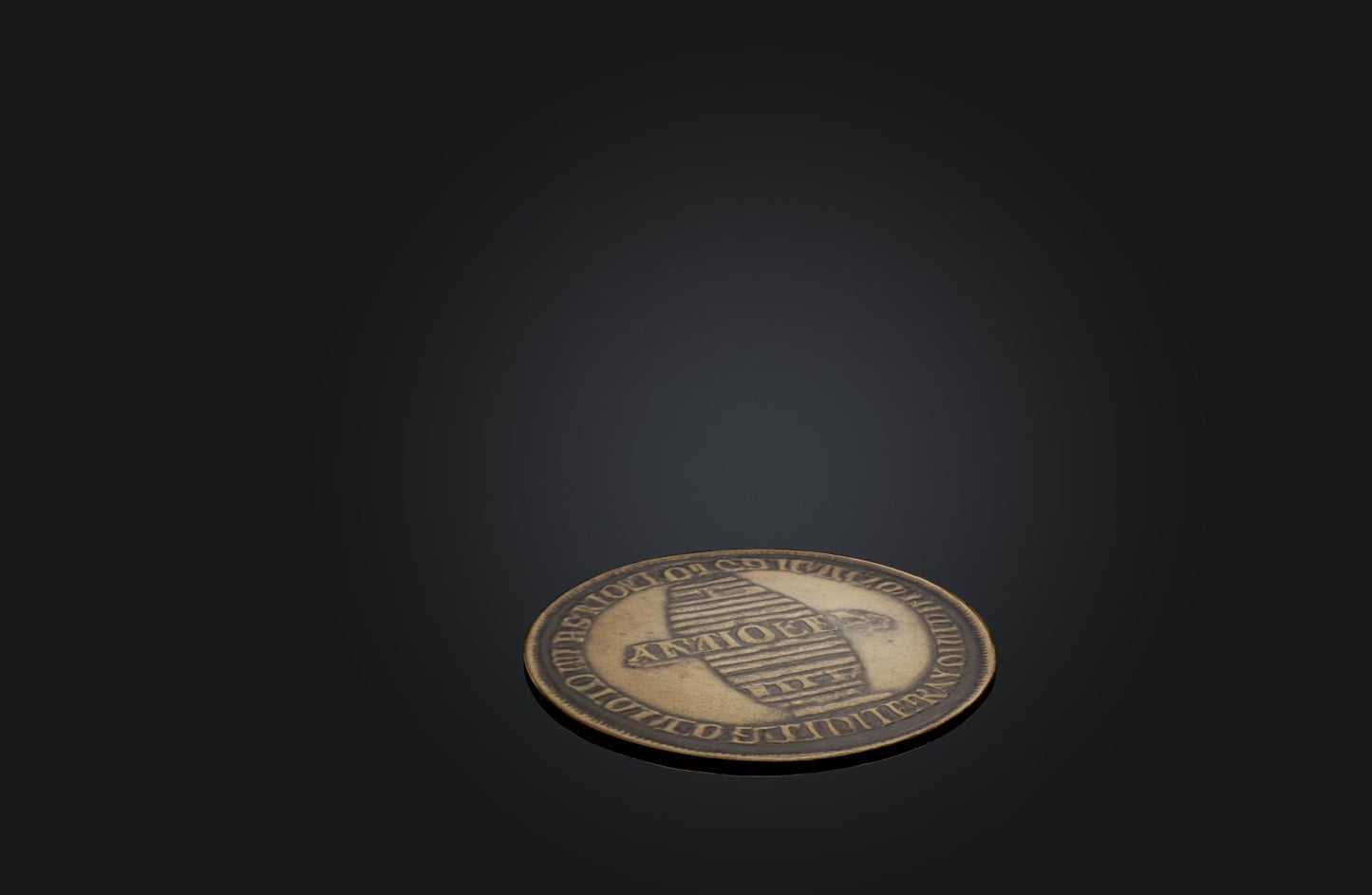 3D model Antique Coin Collection VR / AR / low-poly