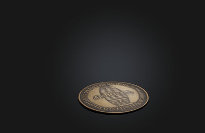 3D model Antique Coin Collection VR / AR / low-poly