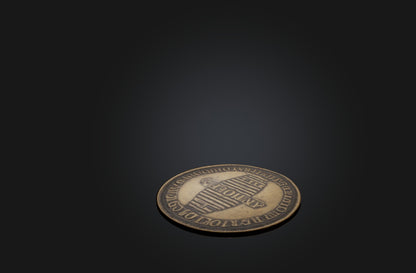 3D model Antique Coin Collection VR / AR / low-poly