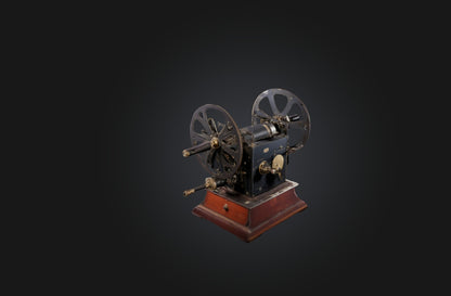 3D model Antique Film Projector VR / AR / low-poly