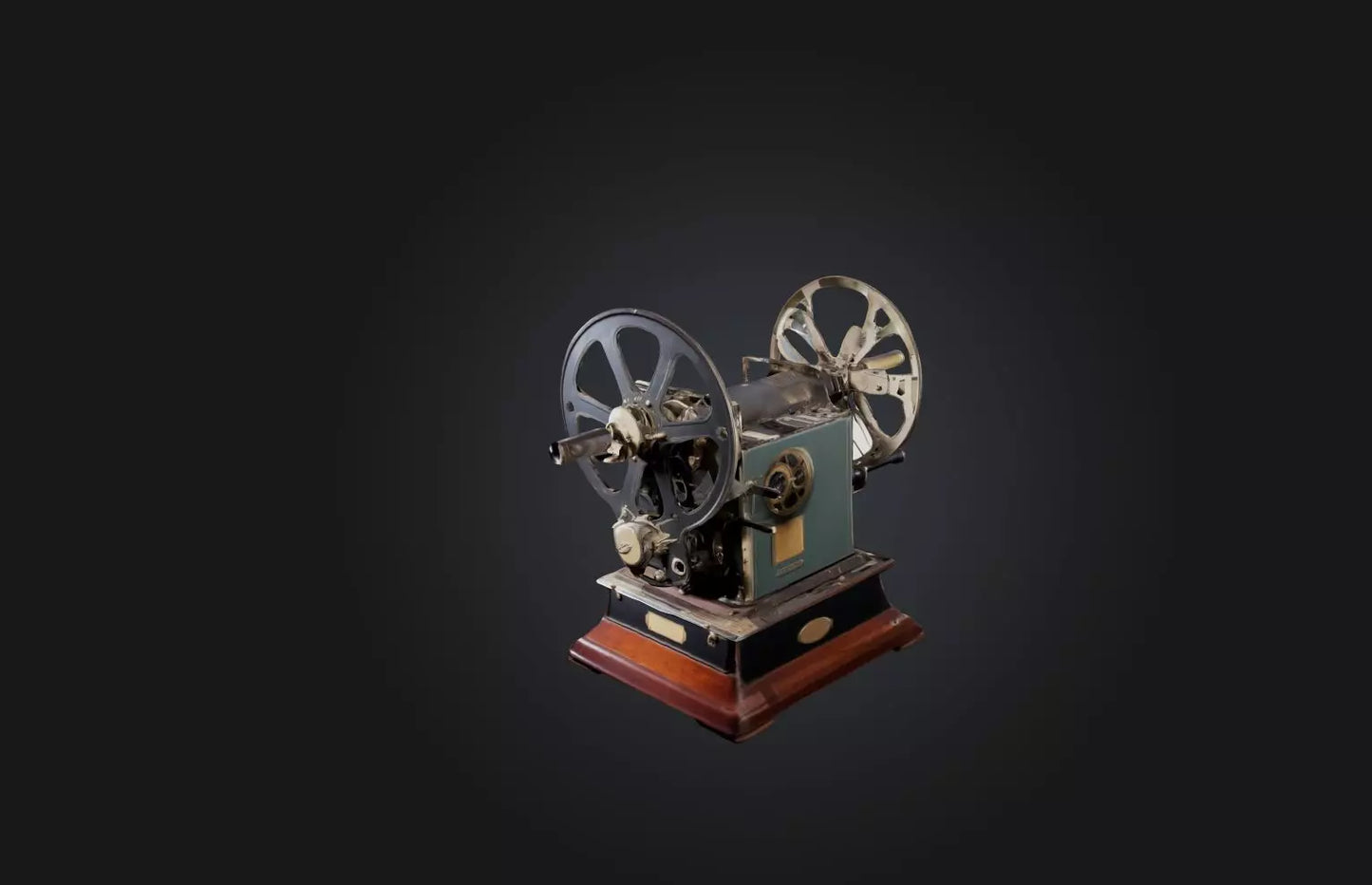 3D model Antique Film Projector VR / AR / low-poly