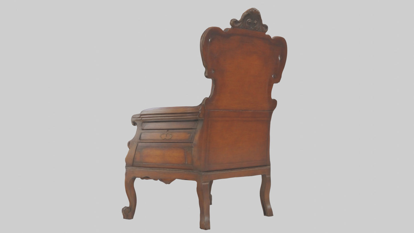 3D model Antique Furniture Mod 1 VR / AR / low-poly