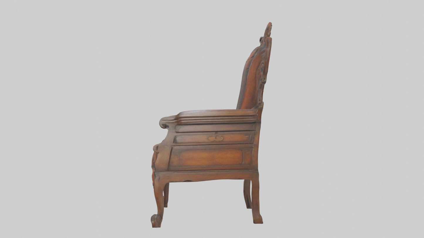 3D model Antique Furniture Mod 1 VR / AR / low-poly