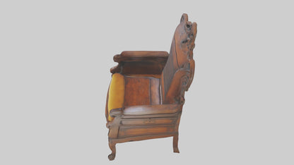 3D model Antique Furniture Mod 1 VR / AR / low-poly