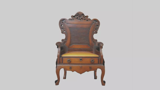 3D model Antique Furniture Mod 1 VR / AR / low-poly