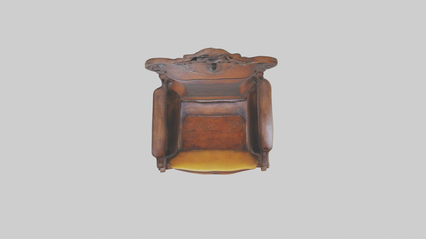 3D model Antique Furniture Mod 1 VR / AR / low-poly