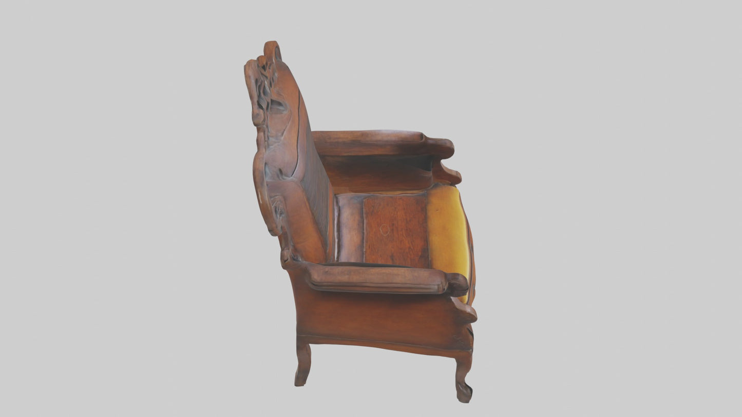 3D model Antique Furniture Mod 1 VR / AR / low-poly