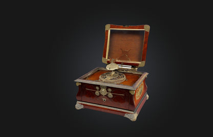 3D model Antique Music Box VR / AR / low-poly