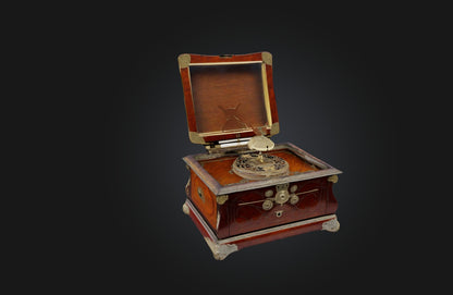 3D model Antique Music Box VR / AR / low-poly