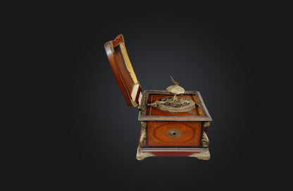 3D model Antique Music Box VR / AR / low-poly