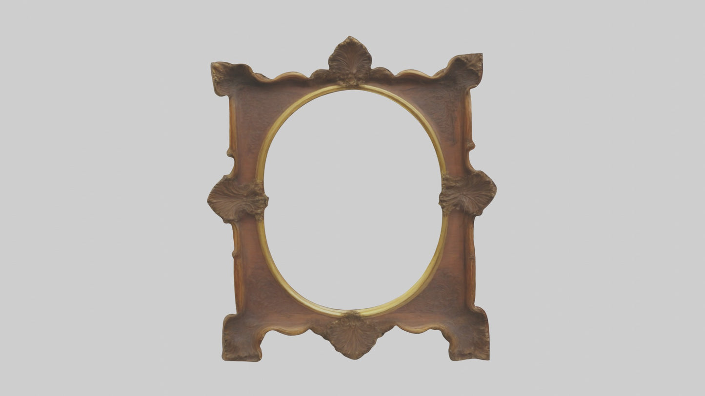 3D model Antique Picture Frame Model VR / AR / low-poly