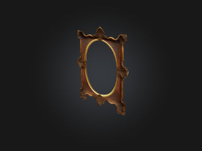 Antique Picture Frame Model VR / AR / low-poly