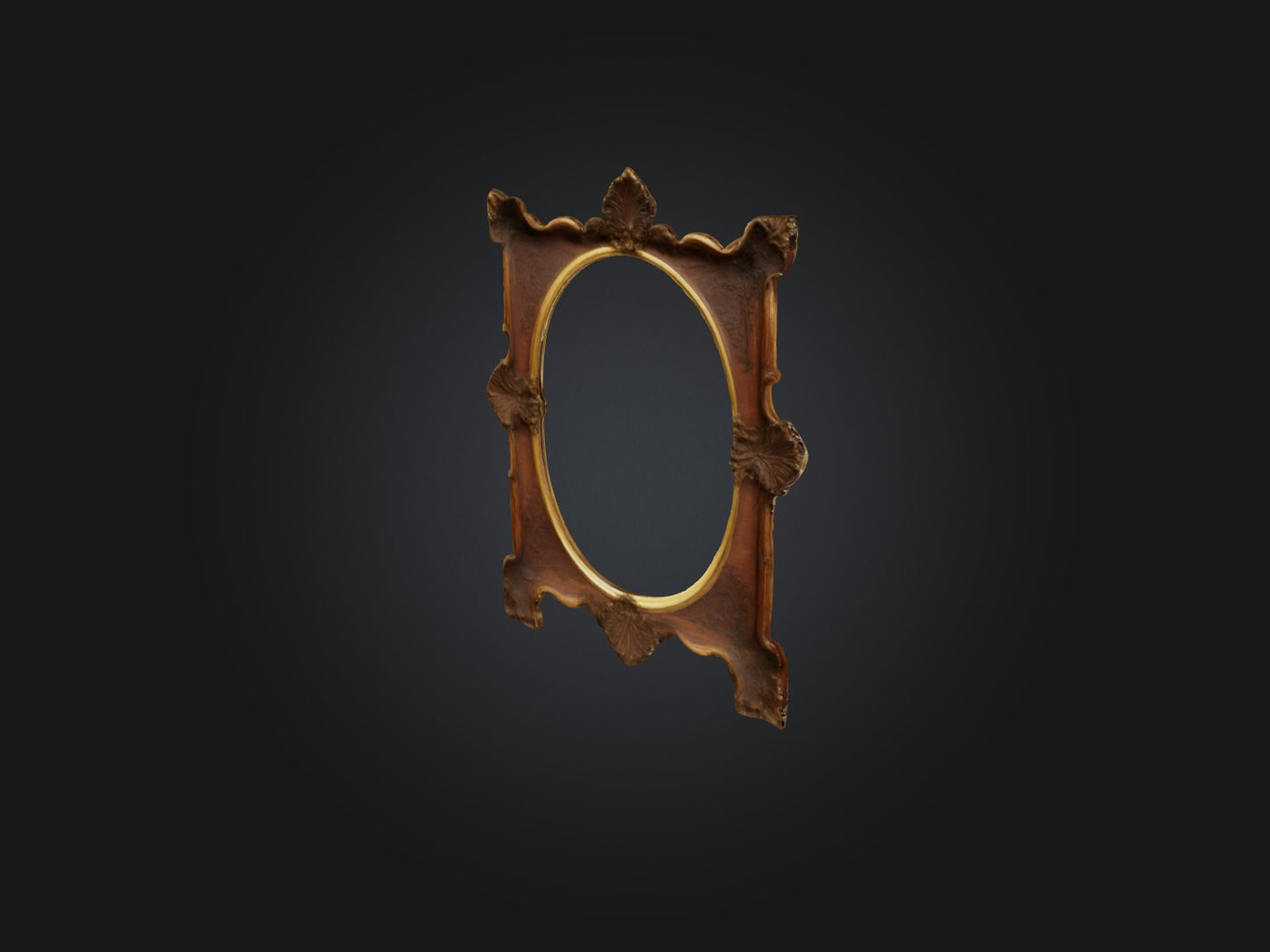 3D model Antique Picture Frame Model VR / AR / low-poly