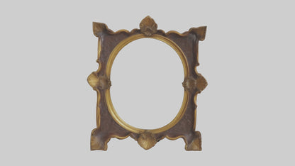 3D model Antique Picture Frame Model VR / AR / low-poly