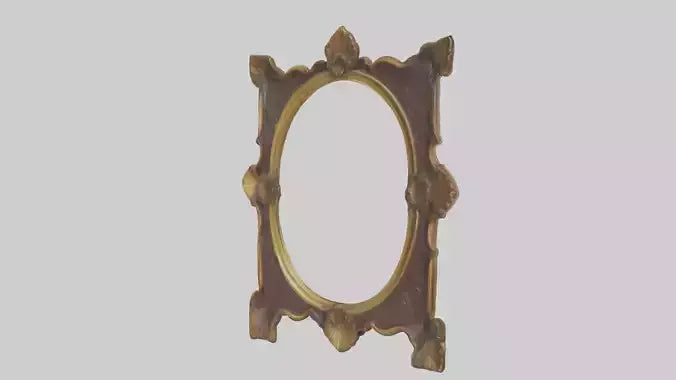Antique Picture Frame Model VR / AR / low-poly