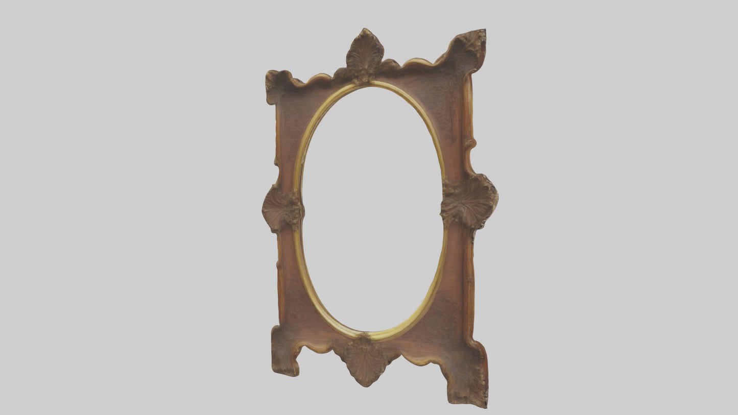 Antique Picture Frame Model VR / AR / low-poly