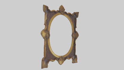 Antique Picture Frame Model VR / AR / low-poly