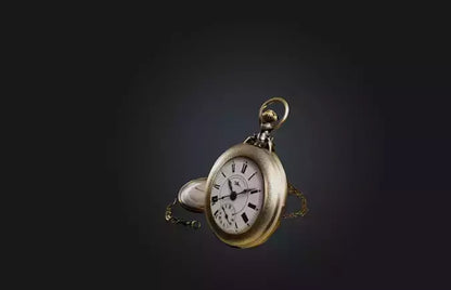 3D model Antique Pocket Watch VR / AR / low-poly