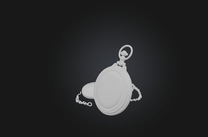 3D model Antique Pocket Watch VR / AR / low-poly