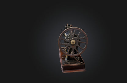 3D model Antique Sewing Machine VR / AR / low-poly