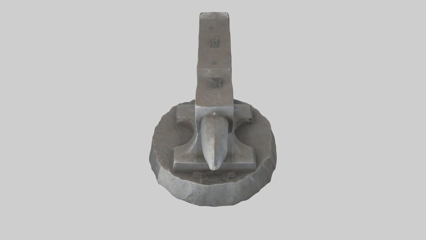 3D model Anvil Model 1 VR / AR / low-poly