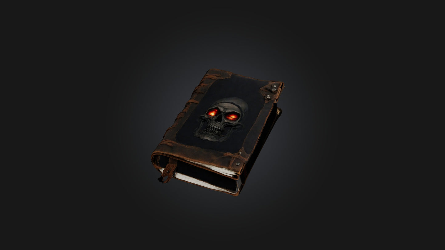 3D model Apocalypse journal VR / AR / low-poly
