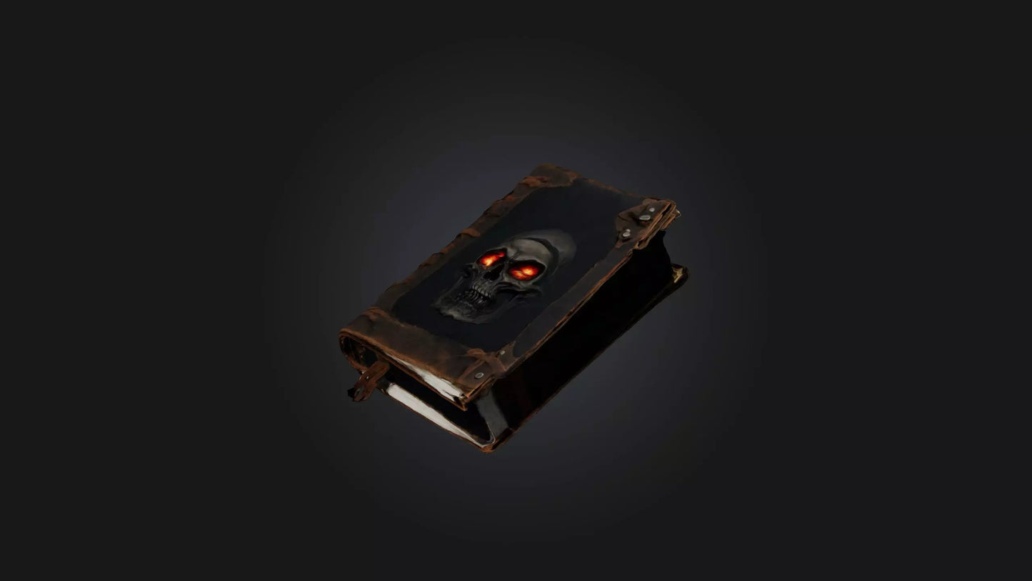 3D model Apocalypse journal VR / AR / low-poly