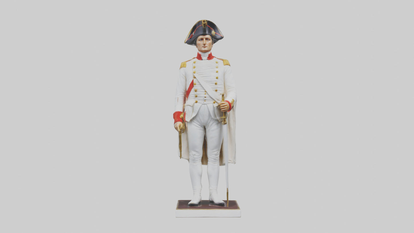 3D model apoleon statue model VR / AR / low-poly