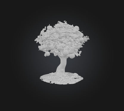 3D model Apple Tree 2 VR / AR / low-poly