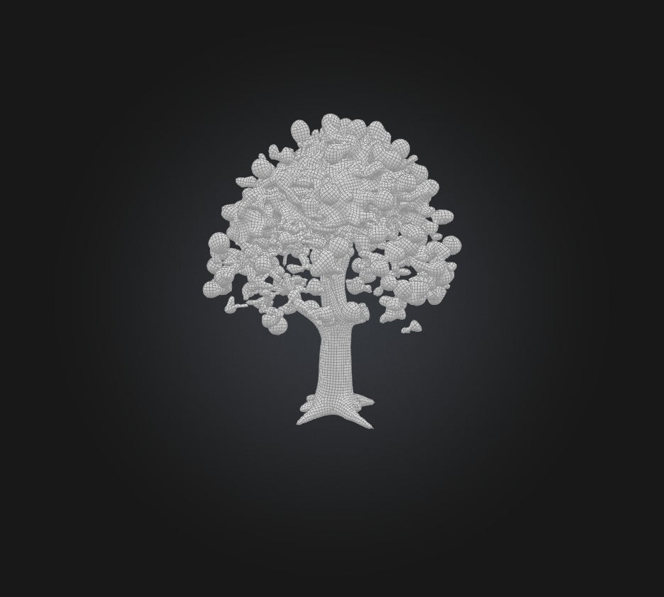 3D model Apple Tree VR / AR / low-poly