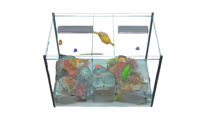 3D model Aquarium VR / AR / low-poly