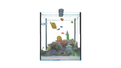 3D model Aquarium VR / AR / low-poly