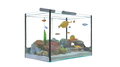 3D model Aquarium VR / AR / low-poly