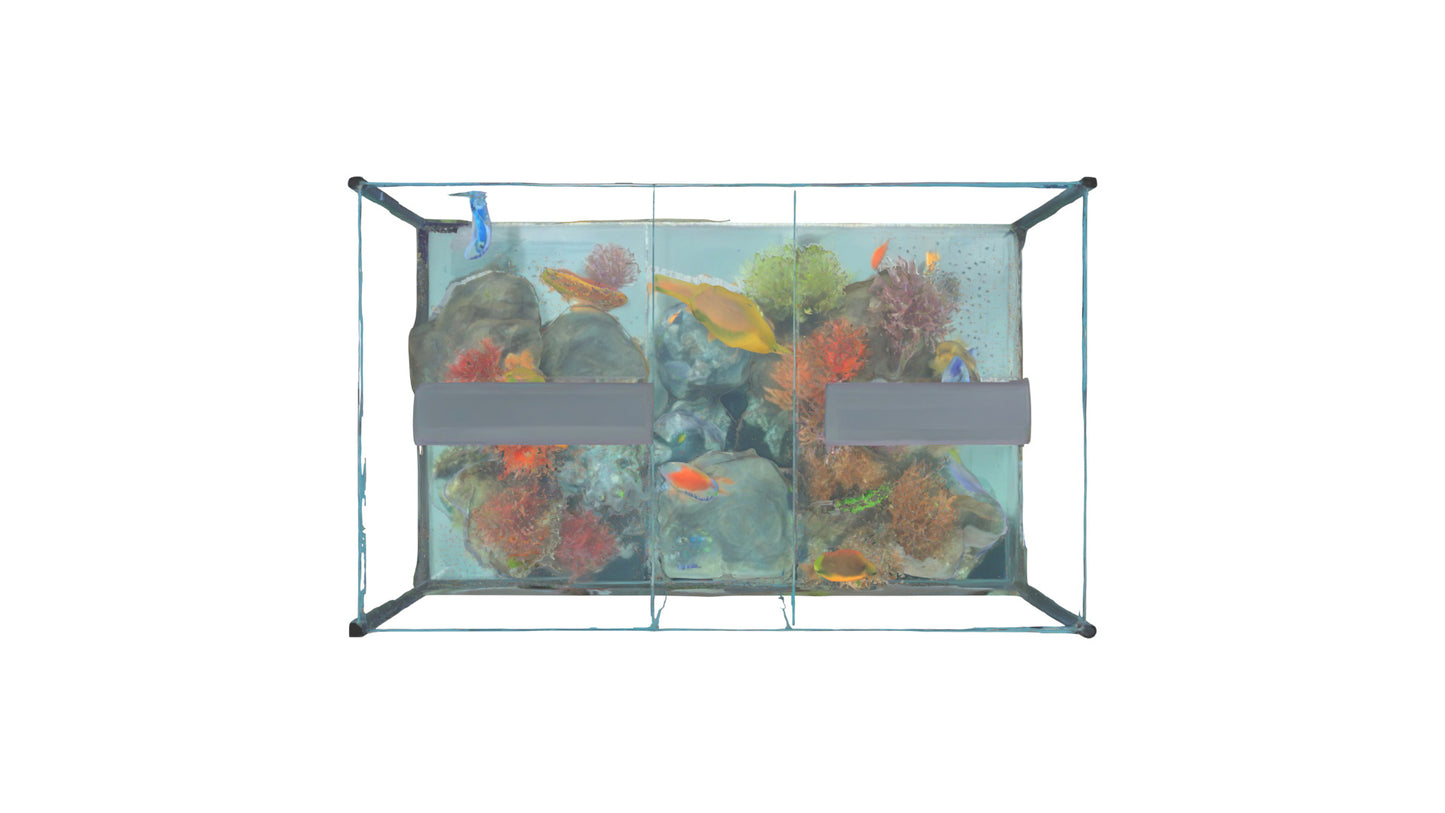 3D model Aquarium VR / AR / low-poly